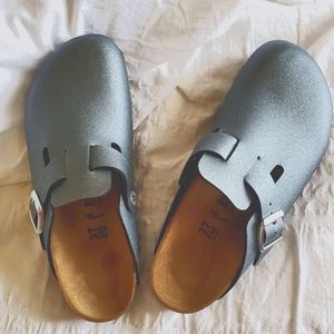 Metallic Birkenstock Boston